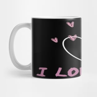 I love you amazing heart meme love text font couple's Woman's Mug